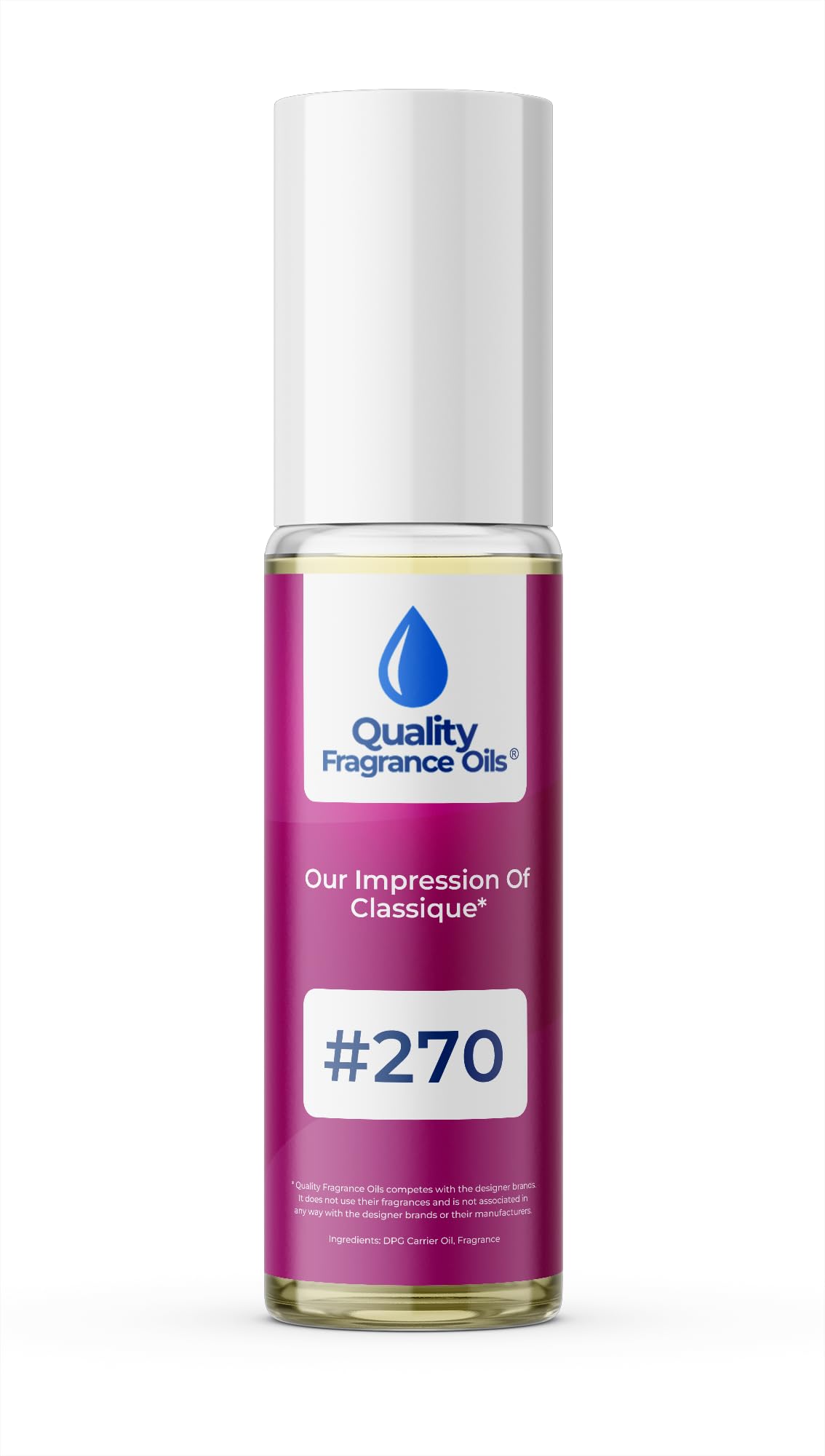 Quality Fragrance Oils' Noir de Noir Impression #132 | Long-Lasting Perfume Oil, Alcohol-Free, Strong Scent, 10ml Roll-On | Affordable Alternative to Designer Fragrances