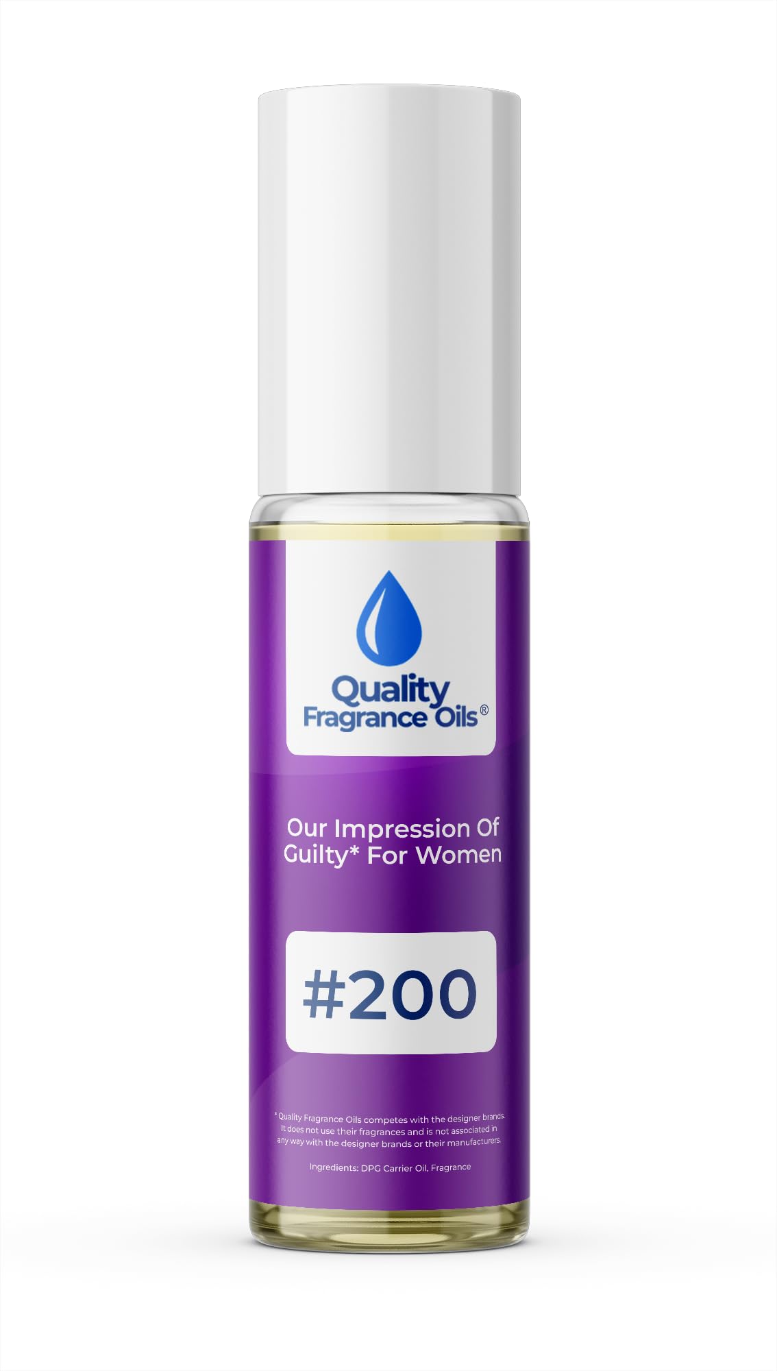 Quality Fragrance Oils' Noir de Noir Impression #132 | Long-Lasting Perfume Oil, Alcohol-Free, Strong Scent, 10ml Roll-On | Affordable Alternative to Designer Fragrances