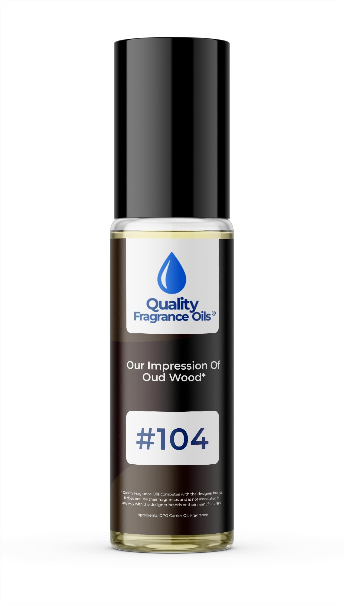Quality Fragrance Oils' Noir de Noir Impression #132 | Long-Lasting Perfume Oil, Alcohol-Free, Strong Scent, 10ml Roll-On | Affordable Alternative to Designer Fragrances