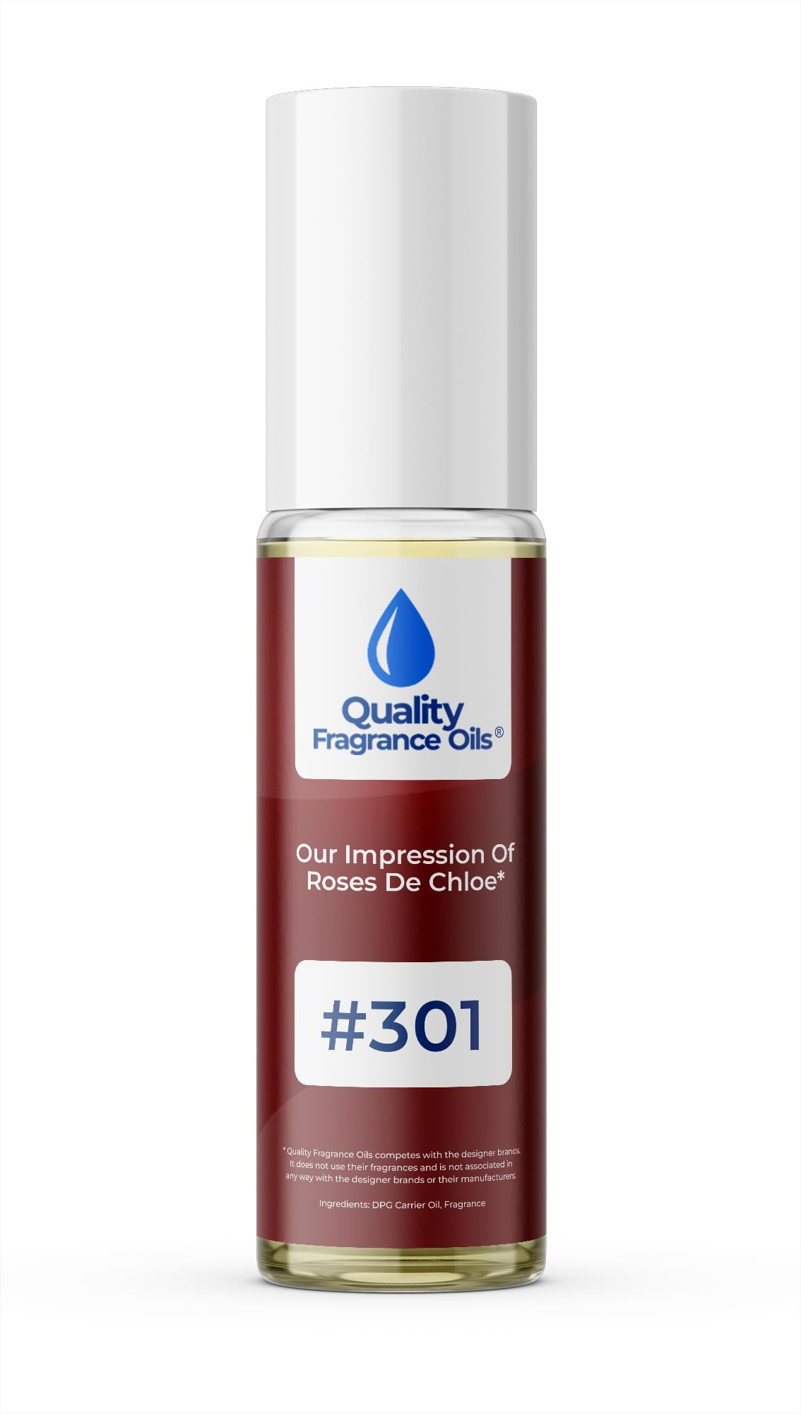 Quality Fragrance Oils' Noir de Noir Impression #132 | Long-Lasting Perfume Oil, Alcohol-Free, Strong Scent, 10ml Roll-On | Affordable Alternative to Designer Fragrances