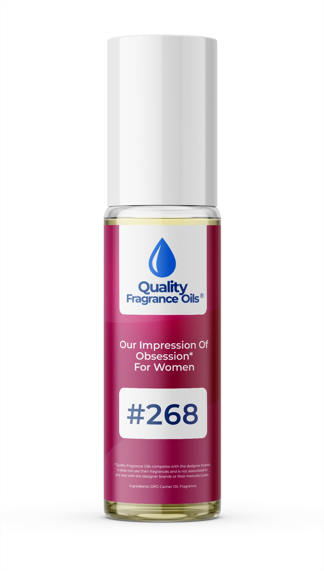 Quality Fragrance Oils' Noir de Noir Impression #132 | Long-Lasting Perfume Oil, Alcohol-Free, Strong Scent, 10ml Roll-On | Affordable Alternative to Designer Fragrances