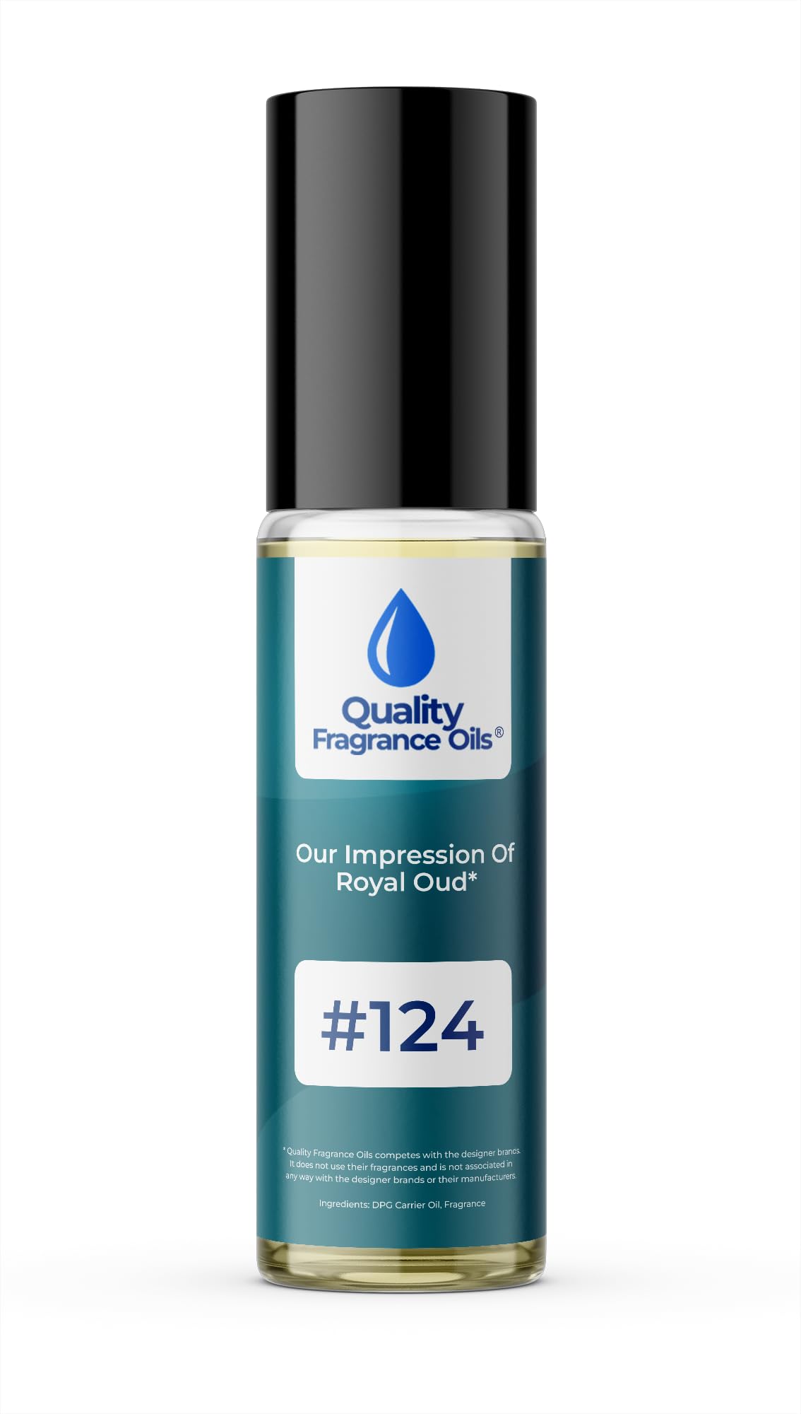 Quality Fragrance Oils' Noir de Noir Impression #132 | Long-Lasting Perfume Oil, Alcohol-Free, Strong Scent, 10ml Roll-On | Affordable Alternative to Designer Fragrances