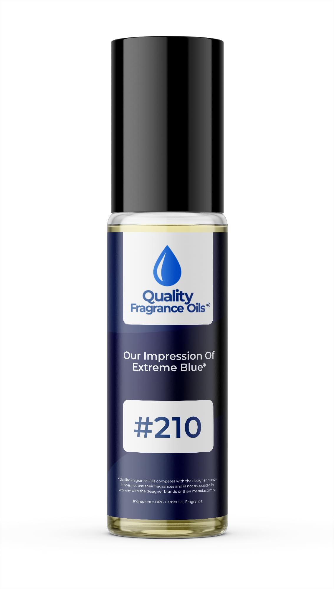 Quality Fragrance Oils' Noir de Noir Impression #132 | Long-Lasting Perfume Oil, Alcohol-Free, Strong Scent, 10ml Roll-On | Affordable Alternative to Designer Fragrances
