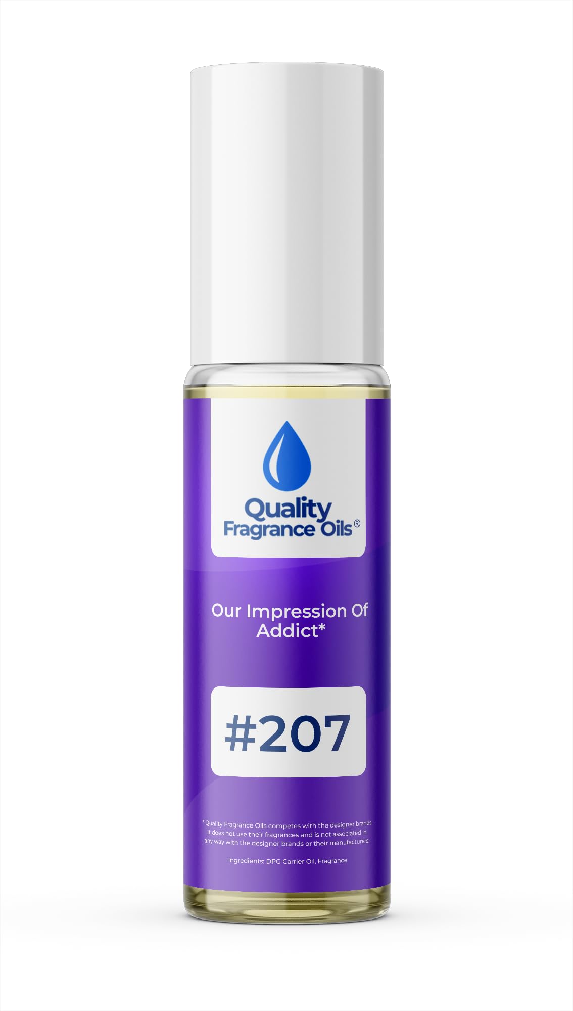 Quality Fragrance Oils' Noir de Noir Impression #132 | Long-Lasting Perfume Oil, Alcohol-Free, Strong Scent, 10ml Roll-On | Affordable Alternative to Designer Fragrances