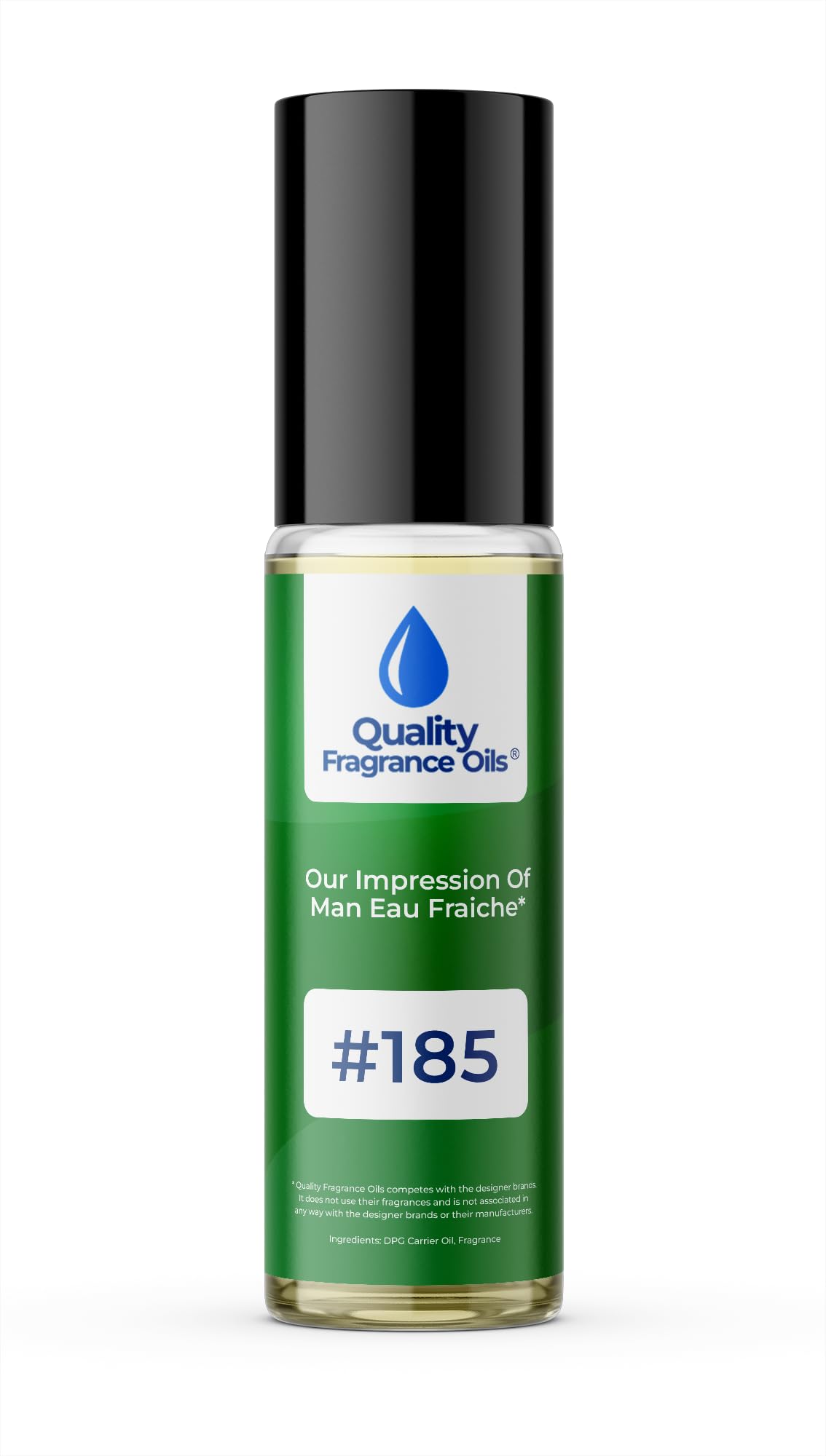 Quality Fragrance Oils' Noir de Noir Impression #132 | Long-Lasting Perfume Oil, Alcohol-Free, Strong Scent, 10ml Roll-On | Affordable Alternative to Designer Fragrances